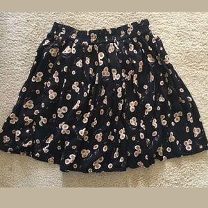 Brandy Melville flower skirt